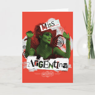 Cartão Beetlejuice Miss Argentina