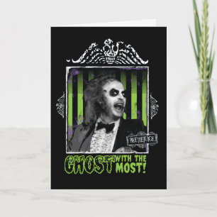 Cartão Beetlejuice Retrato "Fantasma Com Mais"