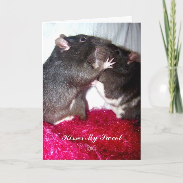 Cartão Beija meu doce (Frente)