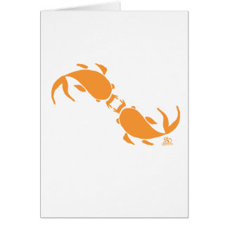 CARTÃO BEIJANDO A CARPA