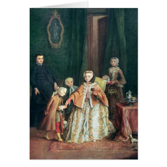 Cartão Beijando a mão (Frente)