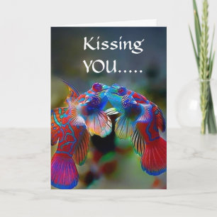 CARTÃO ***BEIJANDO VOCÊ*** É MINHA COISA "FAVORITA"