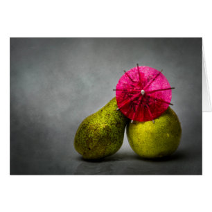 Cartão Beijar Na Chuva