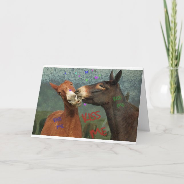 Cartão Beije-me! (Frente)