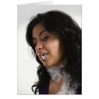 Cartão Beijo de doces