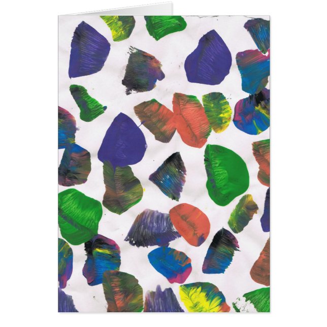 Cartão Beijos coloridos (Frente)