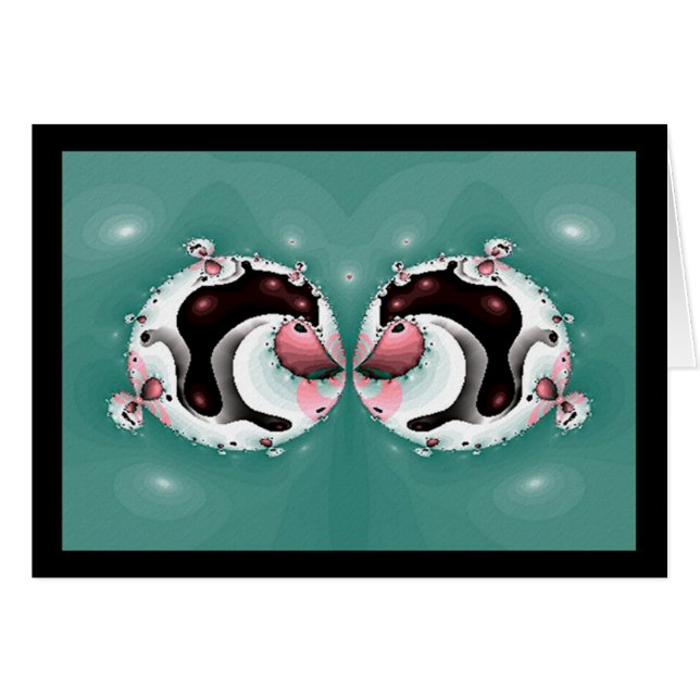 Cartão Beijos duvidosos (Frente Horizontal)