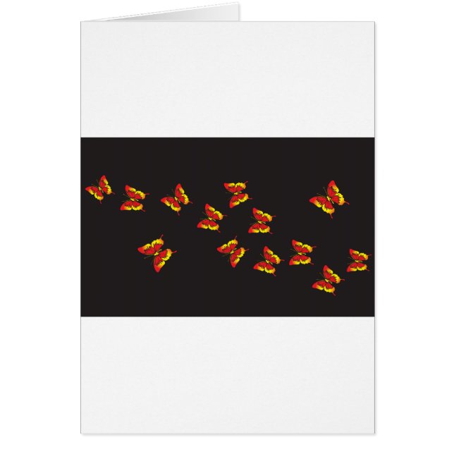 Cartão Beijos e Sonhos da Borboleta (Frente)