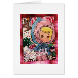 Cartão Beijos para você!