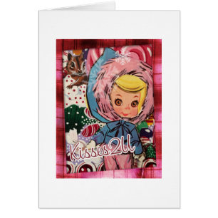 Cartão Beijos para você!