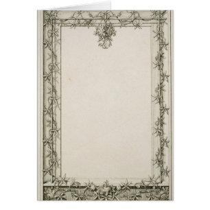 Cartão Beira decorativa, 1809