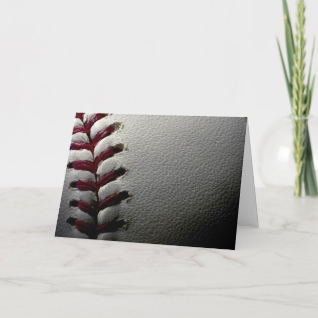 Cartão Beisebol Fechado (Frente)