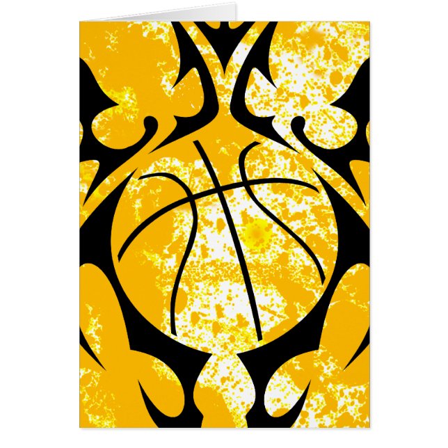 Cartão beisebol, tribal. (Frente)