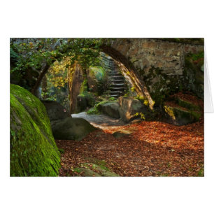 Cartão Bela cena de outono