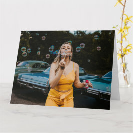 Cartão bela deusa Bolhas de saudação