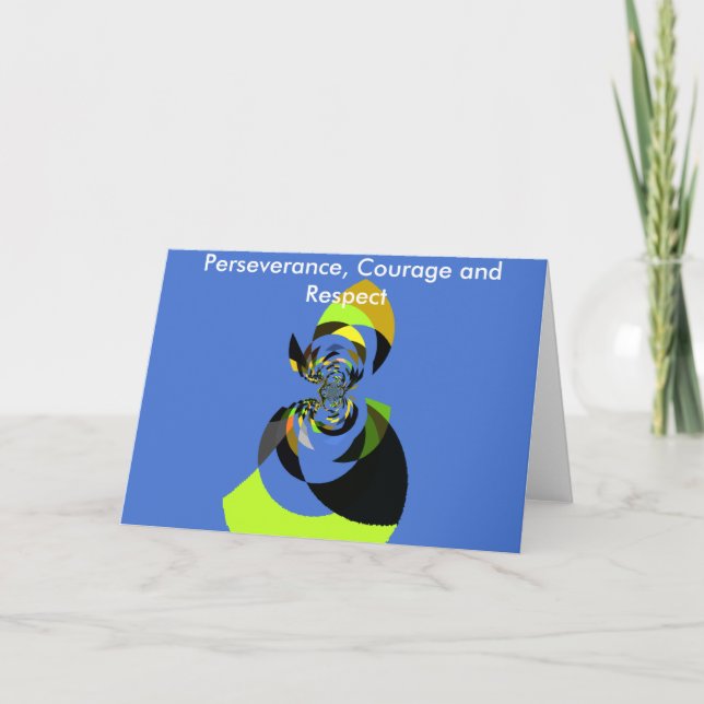 Cartão Bela silhueta feminina colorida Ilustrações (Frente)