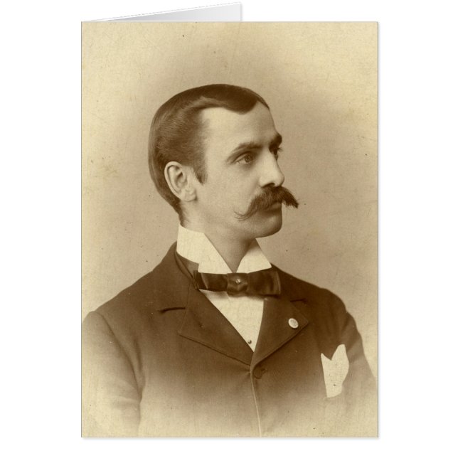 Cartão Bela, Stache! (Frente)