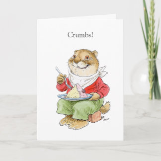 Cartão Belated Birthdat Muskrat Card