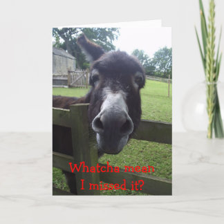 Cartão Belated Birthday Card