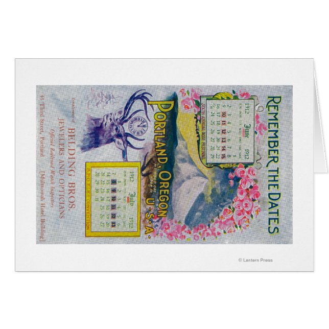 Cartão Belding Bros. Advertisement dos Jovens (Frente Horizontal)