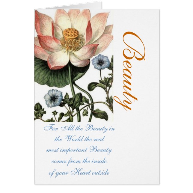 Cartão Beleza (Frente)