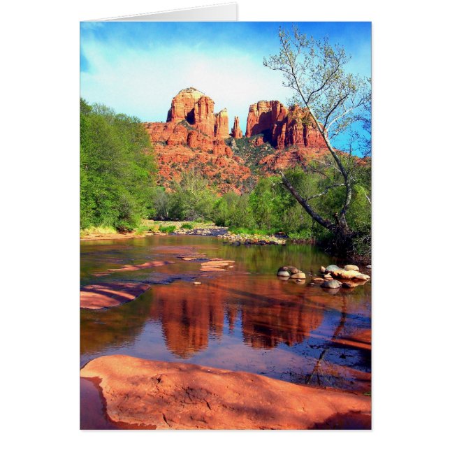 Cartão Beleza à tarde (Frente)