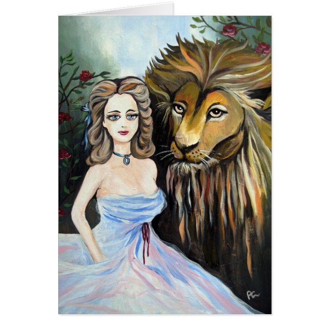 Cartão Beleza & animal (Frente)