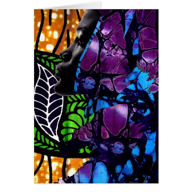 Cartão Beleza da selva (Frente)