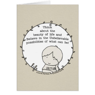 Cartão Beleza da vida