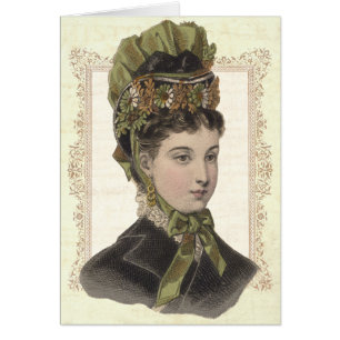 Cartão Beleza do outono em uma forma extravagante do