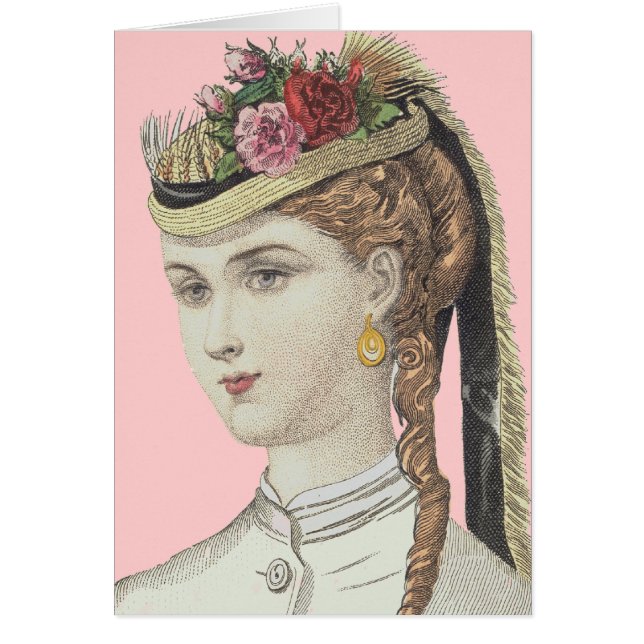 Cartão Beleza do Victorian - verão (Frente)