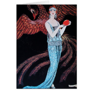 CARTÃO BELEZA E FOENIX,DESIGNER DE FASHION COMPOSITAM ART