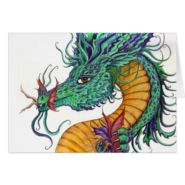 Cartão Beleza e os animais (Frente horizontal)