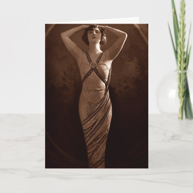 Cartão Beleza Egípcia (Frente)