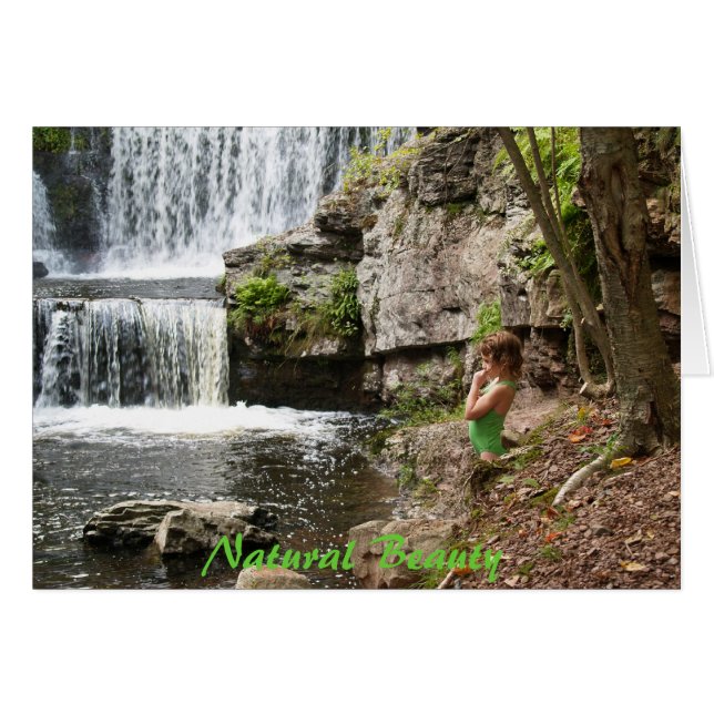 Cartão Beleza natural (Frente horizontal)