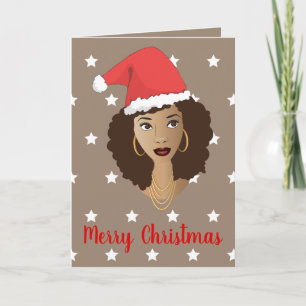 Cartão Beleza Natural, Estrelas Brancas, Feliz Natal