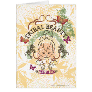 Cartão Beleza Tribal PEBBLES™