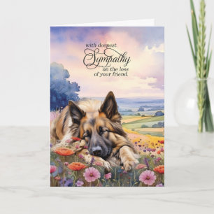 Cartão Belga Campo de Flores Selvagens Simpatia por Anima