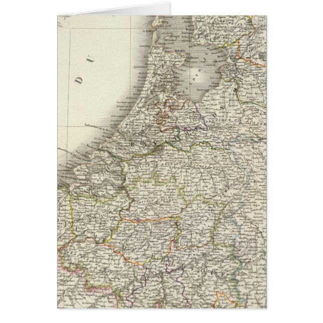 Cartão Bélgica, Hollande - Bélgica, Holanda (Frente)