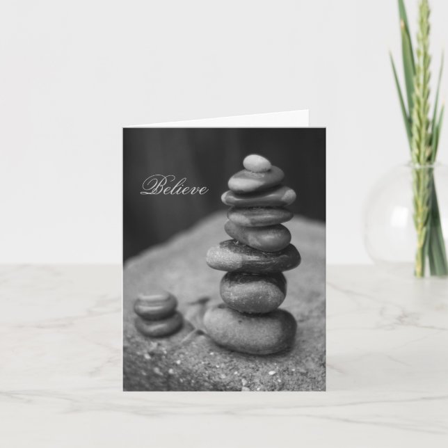 Cartão Believe Note Card (Frente)