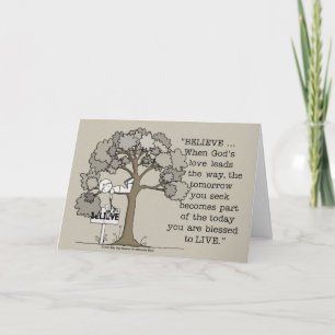 Cartão BELIEVE to LIVE