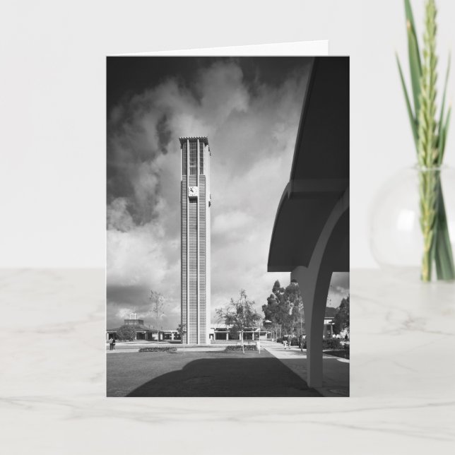 Cartão Bell Tower with the Arches at the Library Building (Frente)