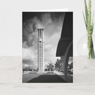 Cartão Bell Tower with the Arches at the Library Building