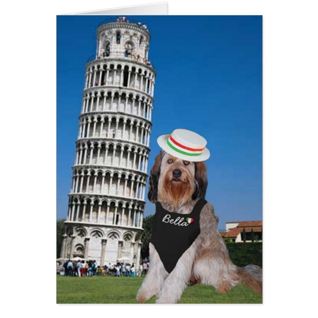 Cartão Bella em Italia (Frente)