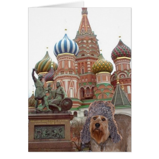 Cartão Bella Em Moscou (Frente)