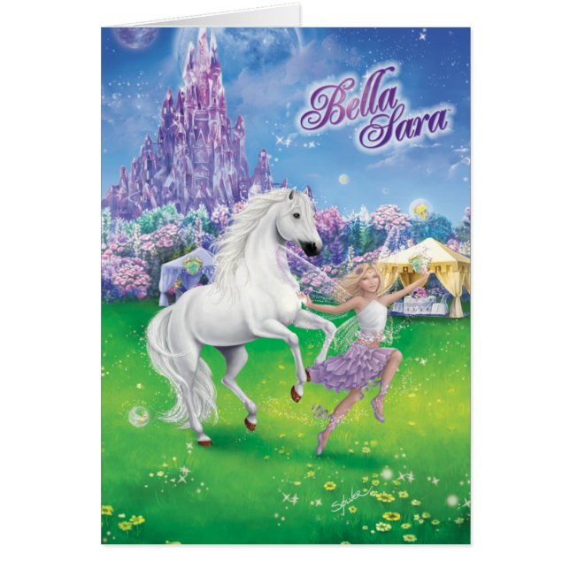 Cartão Bella & Sara Moonfairies 2 (Frente)