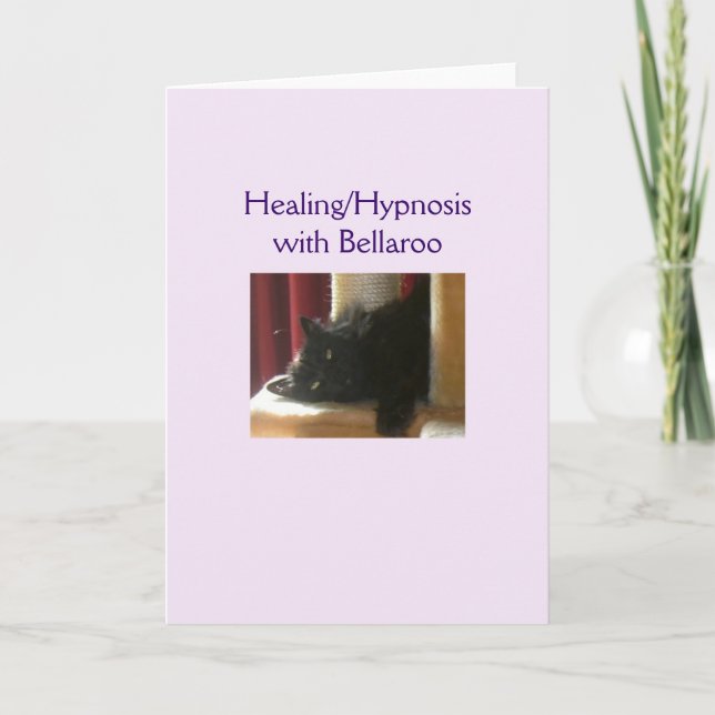 Cartão Bellaroo Healing/Hypnosis Greeting Card (Frente)
