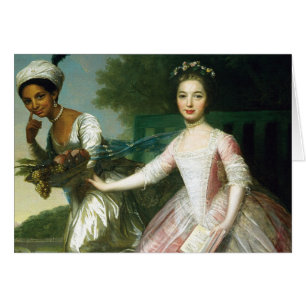 Cartão Belle de Elizabeth do Dido e senhora Murray