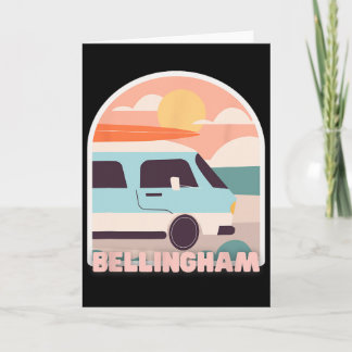 Cartão Bellingham Beach Retro Pastel Colors Sun And Surfi