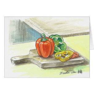 Cartão Bellpeppers deleitáveis